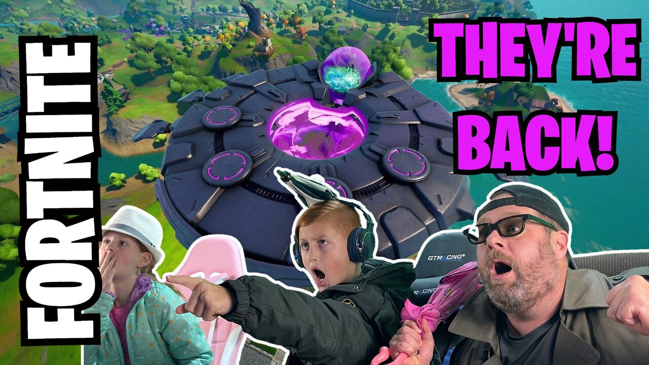 LIVE 🔴 FAMILY FORTNITE! UFO'S ARE BACK!!