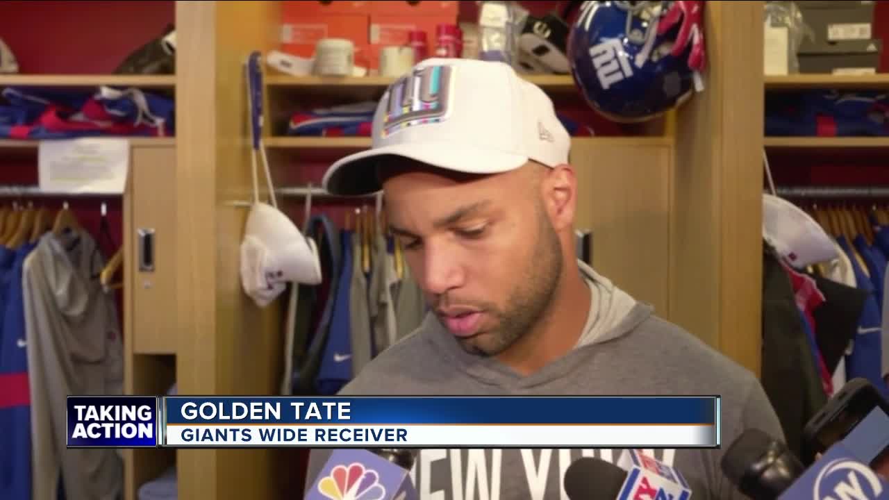 Golden Tate eager to play against Lions