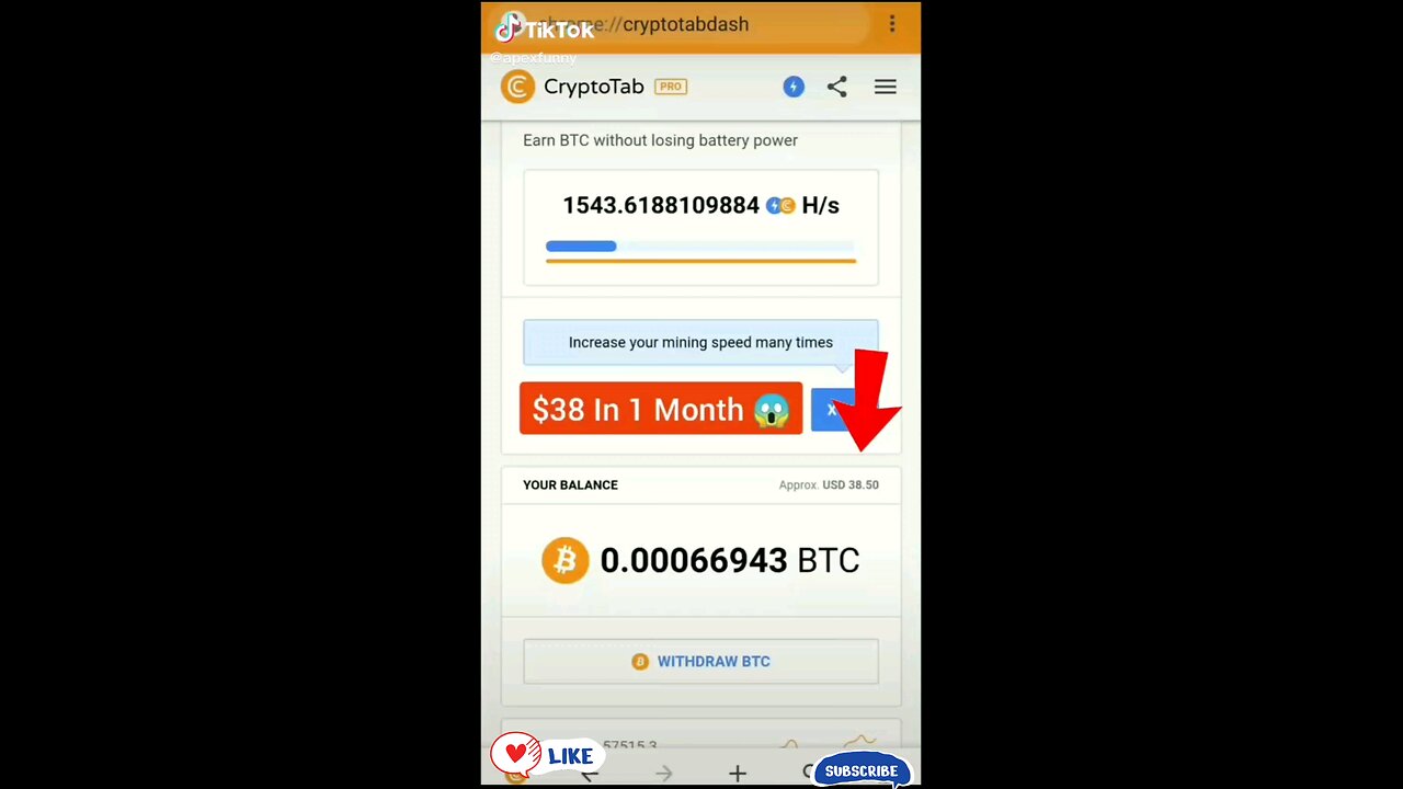 CryptoTab browser. mine bitcoin free browsing the web