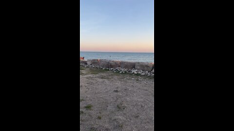 Sunset On Lake Erie