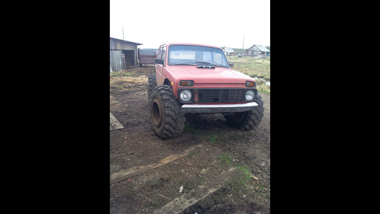 Niva beast ALL-VEHICLE test on the swamp / roads of the north✔️ homemade 4x4 Niva + ripped gas 66✔️