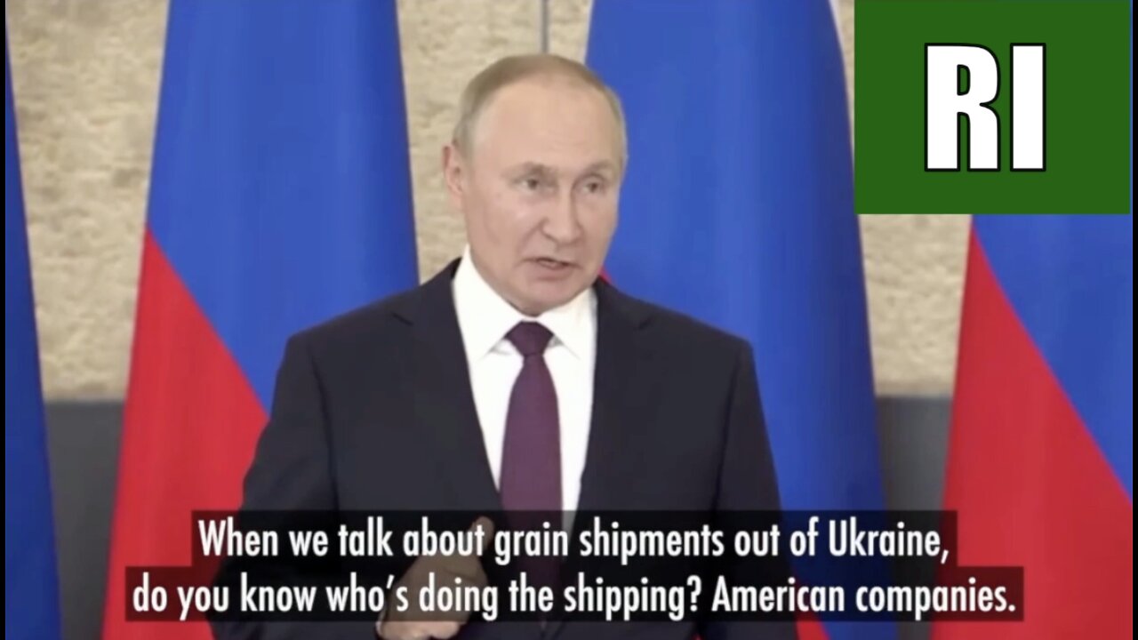 BREAKING! Putin: Ukrainian Farming Land Was Sold To American Companies Long Time Ago!