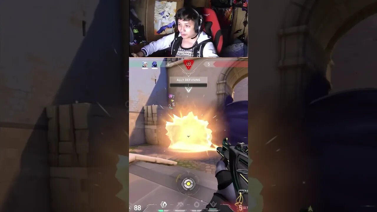 Teamplay with Jett getting a 3k at Ascent #shorts