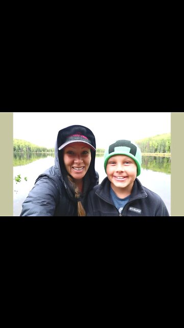 Saying hello from ALASKA!! Cutting Trees for our Solar Power...