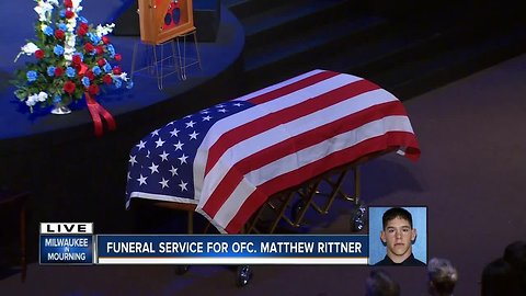 A message for service men and women on MPD Officer Rittner's funeral