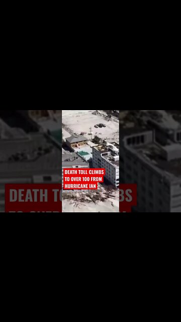 Hurricane Ian death toll climbs to Over 100 #shorts #hurricaneian #florida #deathtoll