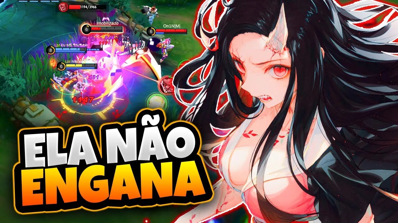 POR FORA É FOFA, MAS POR DENTRO É UM DEMÔNIO | MOBILE LEGENDS