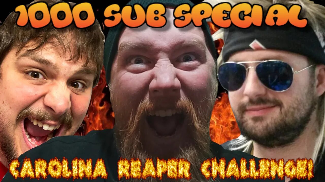 1000TH SUB SPECIAL! THE CAROLINA REAPER CHALLENGE! #1000 #carolinareaper #thankyou #milestone