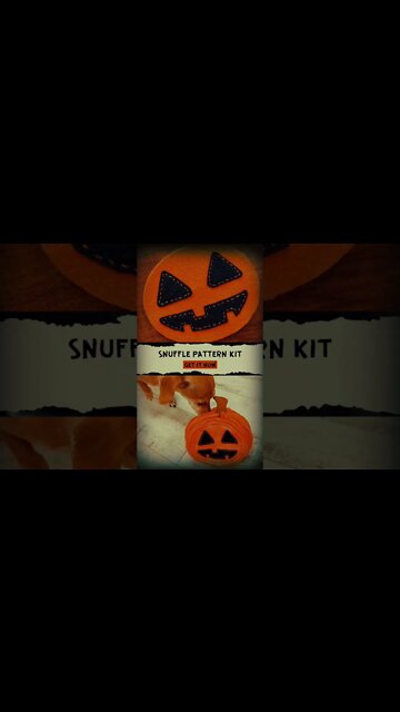 Howl-O-Ween Snuffle Toy Pattern Kit