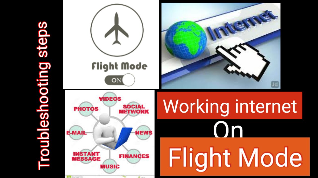 Use internet on flight mode