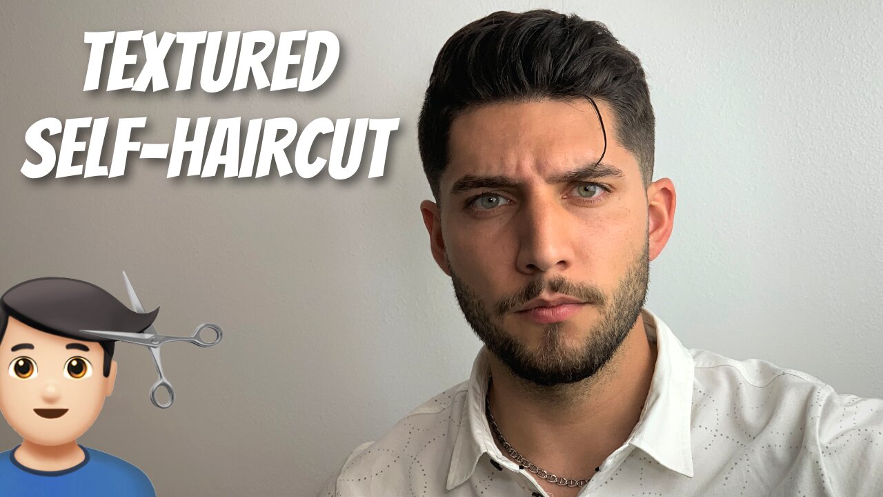 Textured Summer Self-Haircut 2021 | How To Cut Your Own Hair