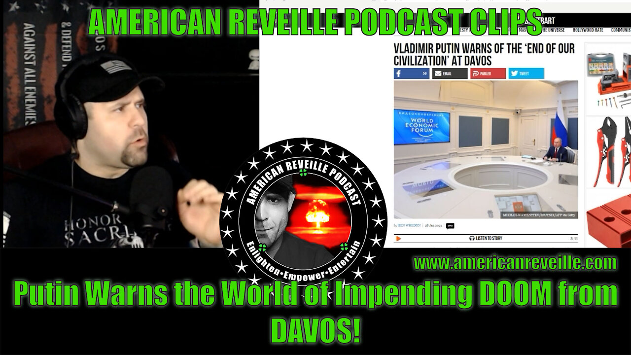 Putin Warns the World of Impending DOOM from DAVOS!
