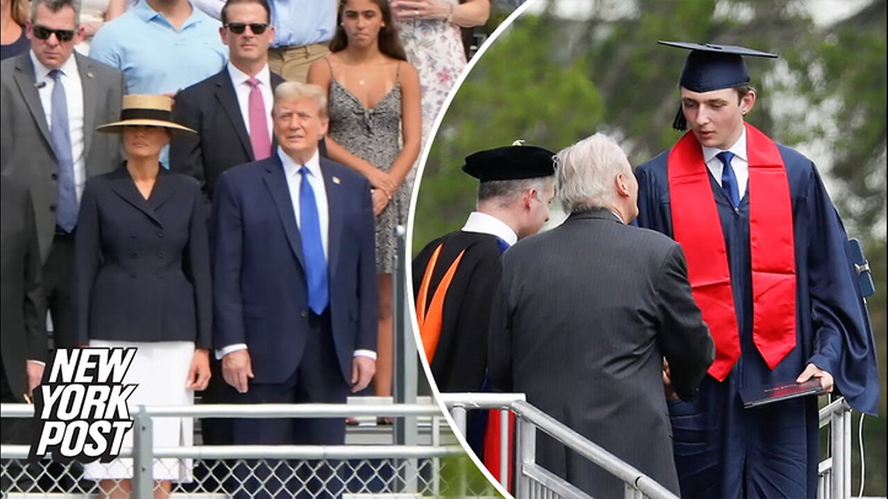 Melania Stuns With Incredibly Beautiful Outfit At Barron’s Graduation