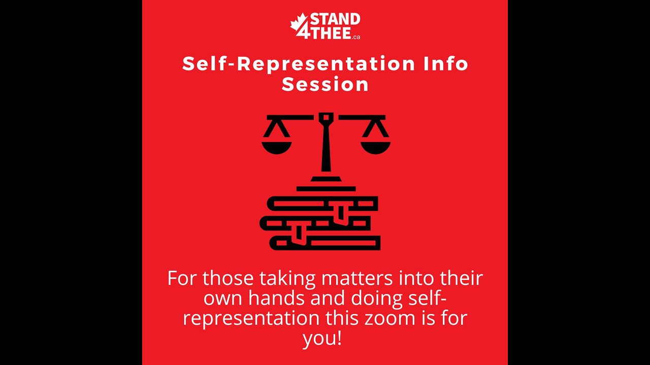 Stand4THEE Self-Representation Info Zoom Part III