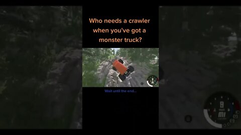 This flip, monster truck / BeamNG DRIVE