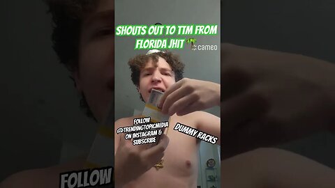 Shouts out to @trendingtopicmedia from @TheFloridaJhit 🌴