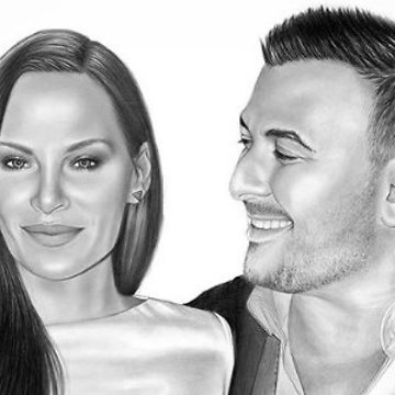 Το υπέροχο πορτρέτο δώρο στον γάμο Ρέμου Μπόσνιακ!