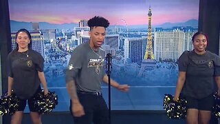 JRome Dillard performs "Feel So Good (Golden Knights Edition)"