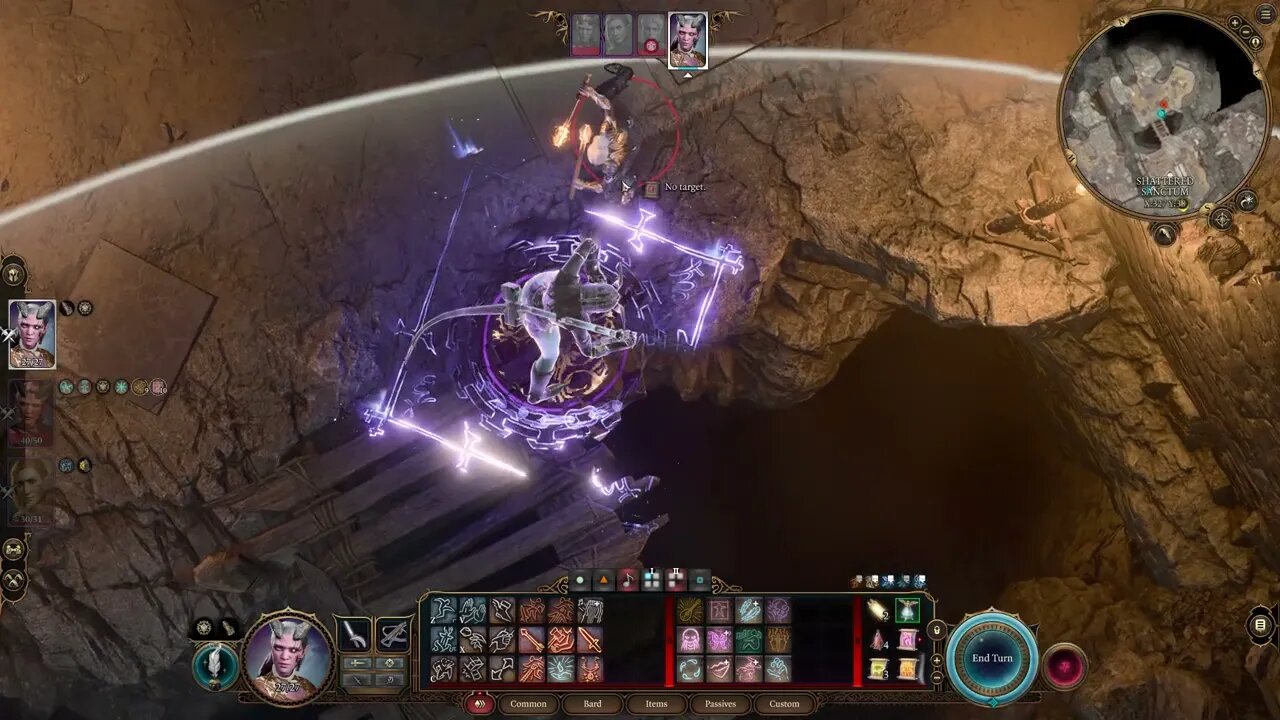 Baldur's Gate 3 Nightwarden Minthara Fight