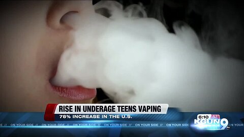 78% increase of teens vaping across the country; local student organization helping lower number