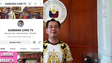 Congressman ng ikatlong Distrito ng Laguna sumusuporta kay Gandang lynn TV