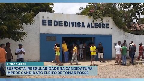 Divisa Alegre: Suposta Irregularidade na Candidatura Impede Candidato Eleito de Tomar Posse.