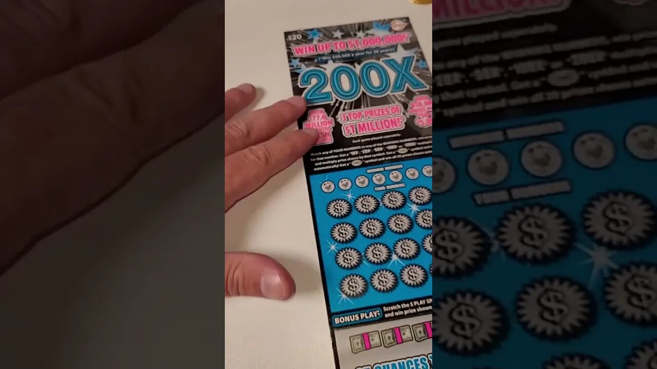 HUGE 50X Lottery Ticket Symbol HIT!