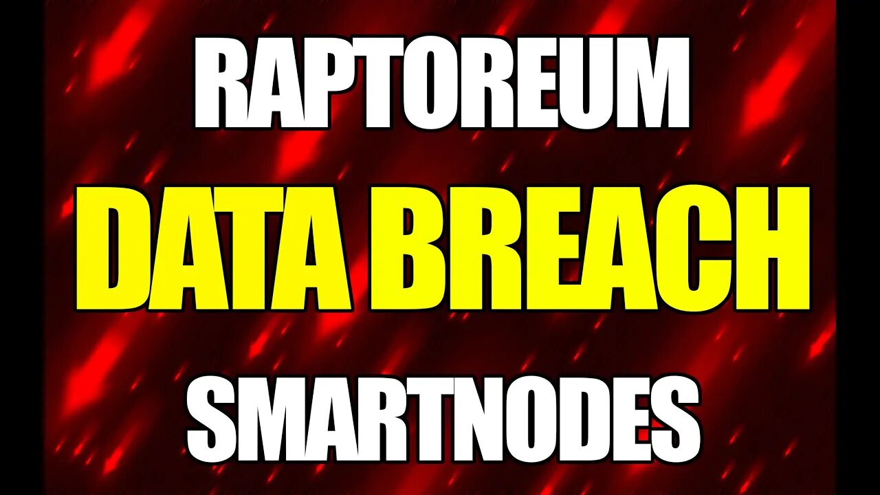 Raptoreum Smartnodes INODEZ | Security Breach Make Sure Your Info Is Up To DATE!!!