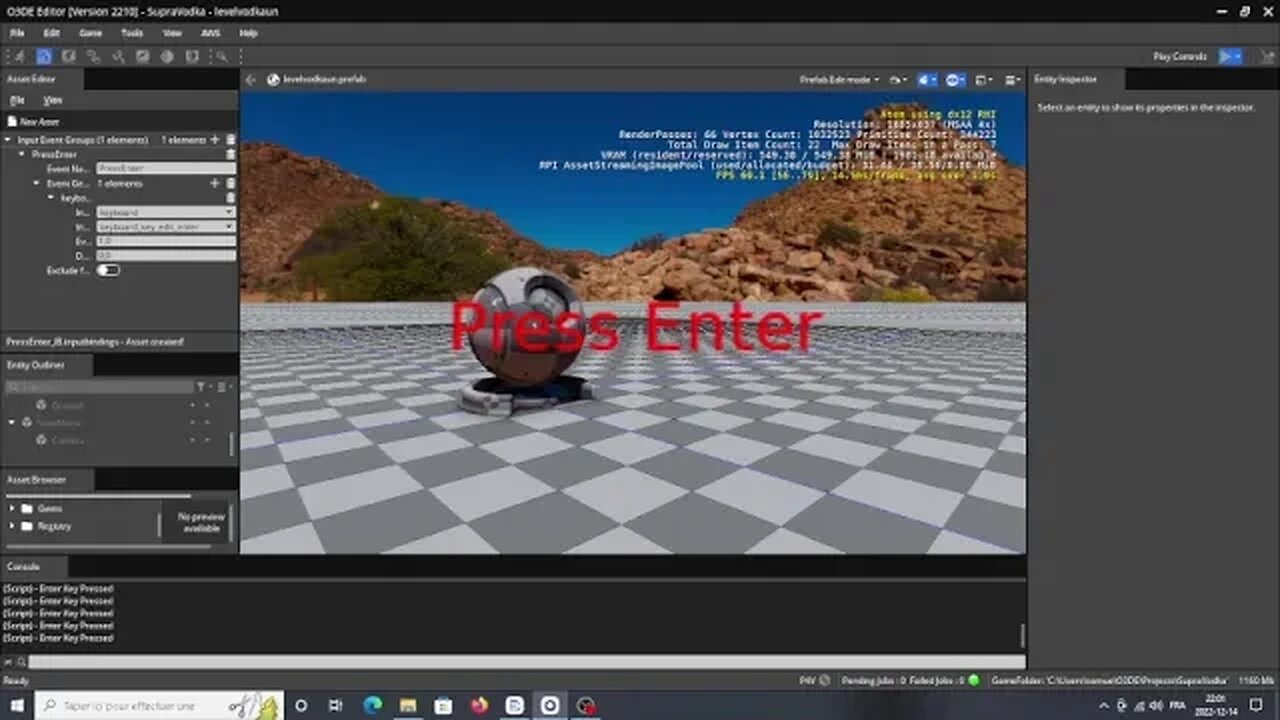 Open3D Engine Test