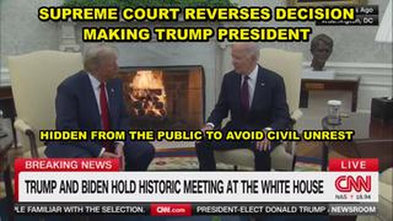 Supreme Court Reverses Brunson Case Making Trump The President - Military Hiding This From Public