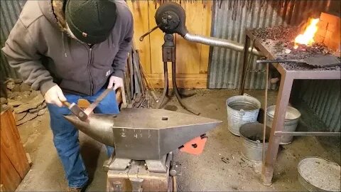 Charcoal Briquettes in a Blacksmiths Forge?? An experiment..