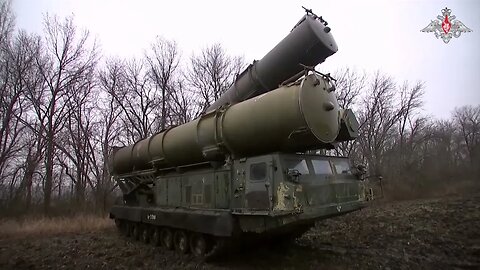 Russian S-300V air defense in combat action in Ukraine Operation