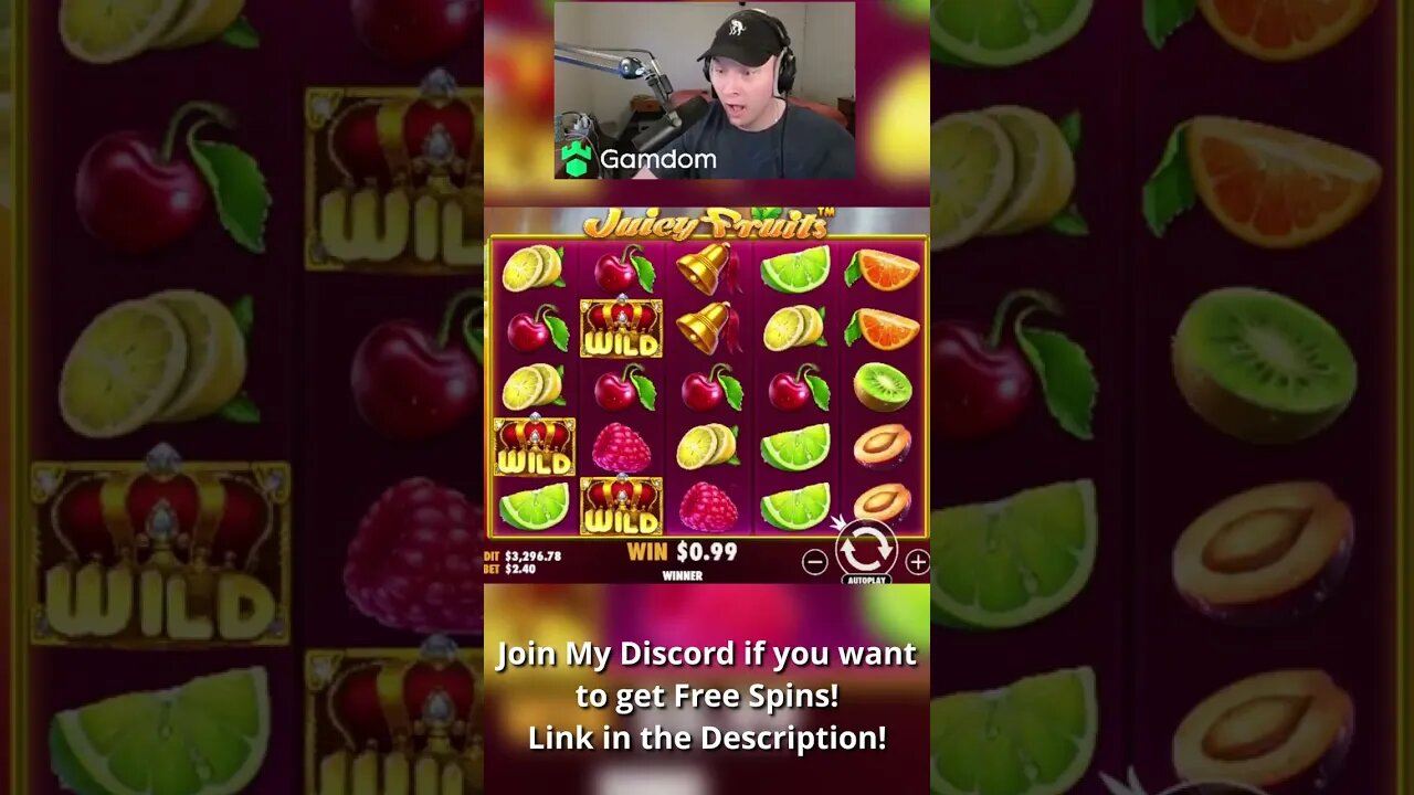 INSANE FULL SCREEN ON JUICY FRUITS!? * PAID MASSIVE *