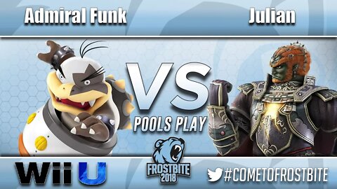 GOTE | Admiral Funk (Morton) vs. Julian (Ganondorf) - Wii U Pools Play - FrostBite 2018
