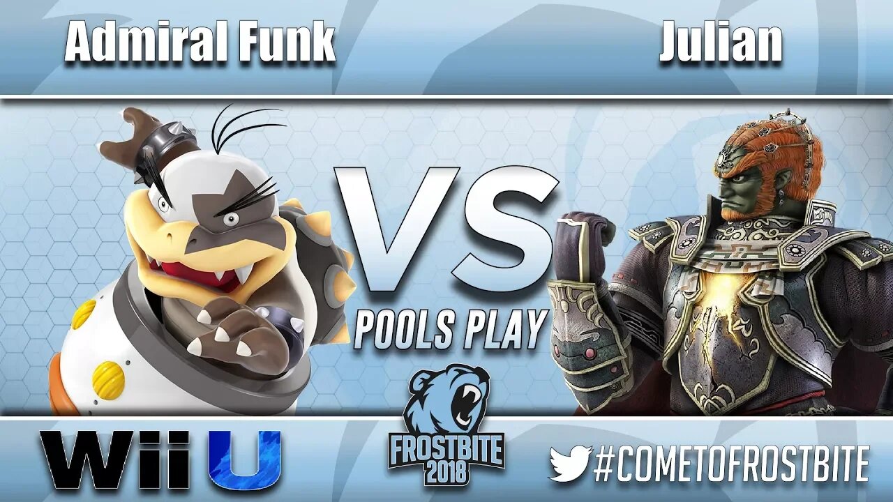 GOTE | Admiral Funk (Morton) vs. Julian (Ganondorf) - Wii U Pools Play - FrostBite 2018