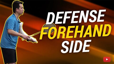 Defense Forehand Side to Counter Attack Smash featuring Coach Kowi Chandra