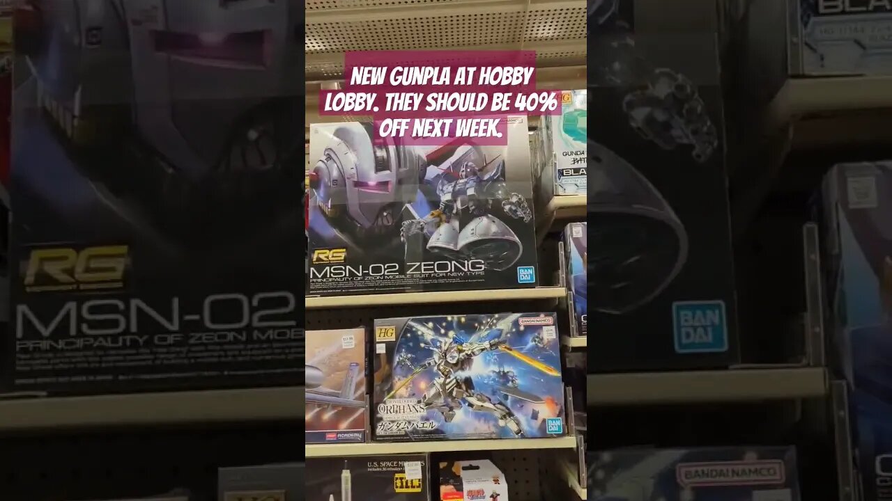 New Gunpla kits at Hobby Lobby #gundam #mastergrade #gunpla