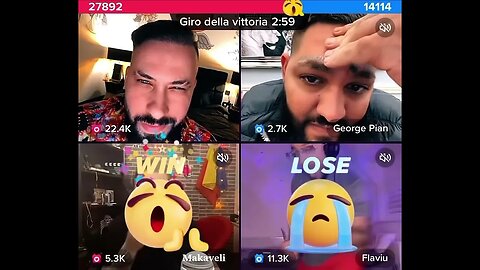 Robert Ionescu cu Makaveli vs Flaviu și George Pian live TikTok