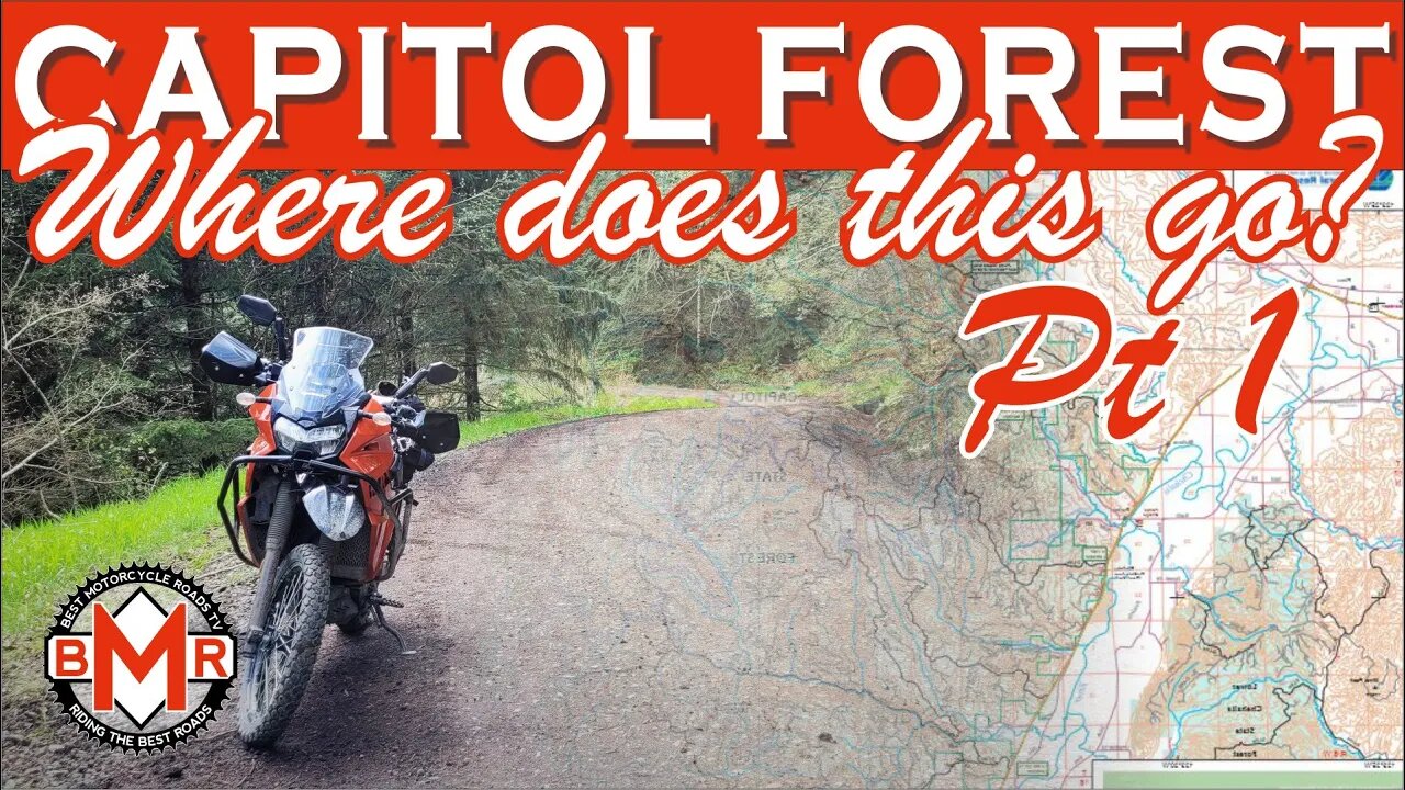 Motorcycle ADV Capitol Forest, WA | PART 1 | 2022 KLR 650 | C-LINE