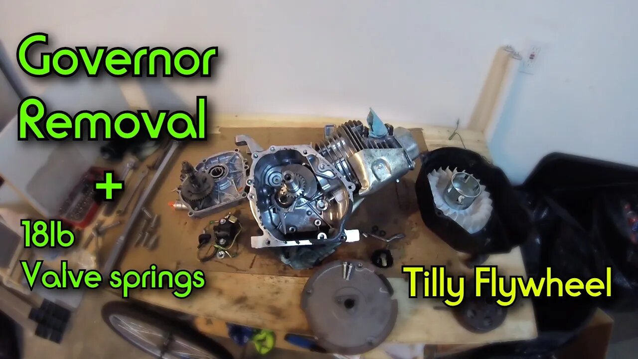 Removing the Governor on the Predator 212cc Engine for the Mini Chopper