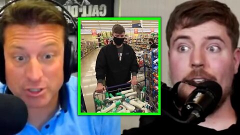 MrBeast got kicked out of Dollar general for trying to buy EVERYTHING