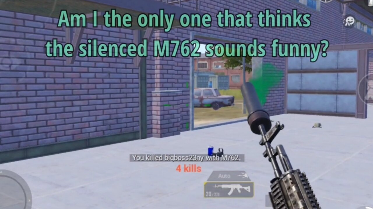 M762 Suppressed Sounds Funny... - PubG Mobile