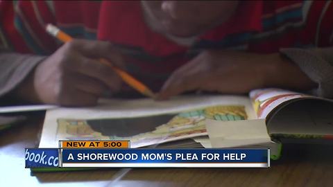 Shorewood Mom turns to Facebook to help son