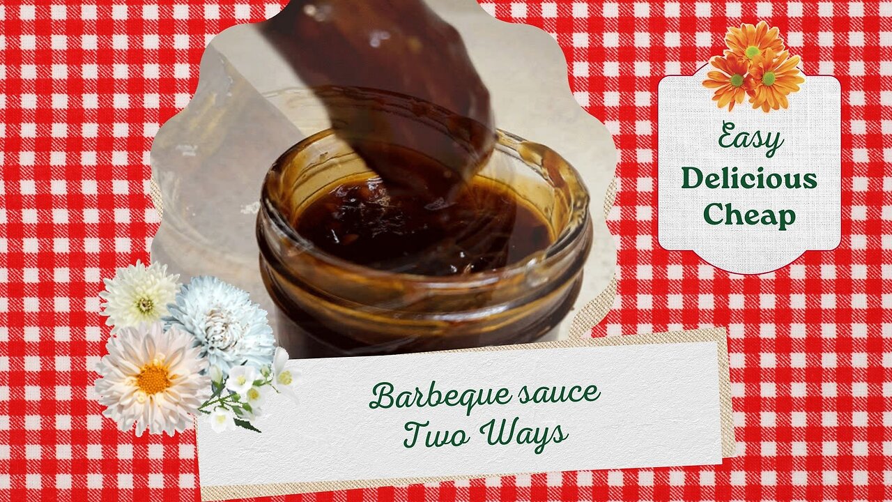 How to make BBQ sauce (2 ways)