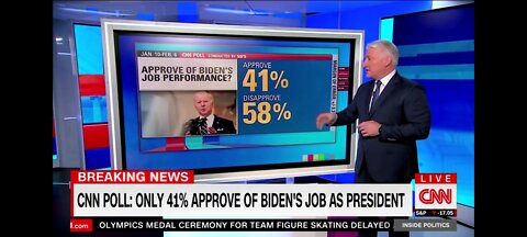 ⚡Watch: CNN admits Biden regime is in crisis amid low approval ratings