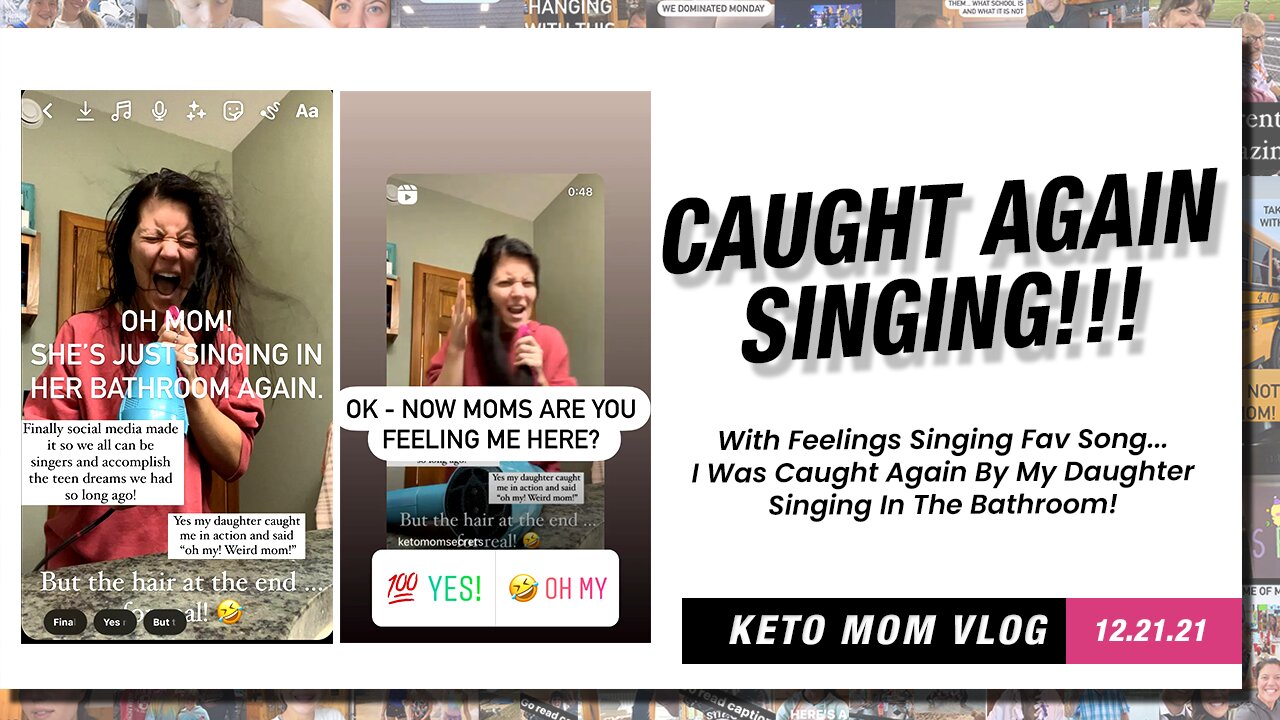 Caught Again! Singing In The Bathroom...Oh My! | Keto Mom Vlog