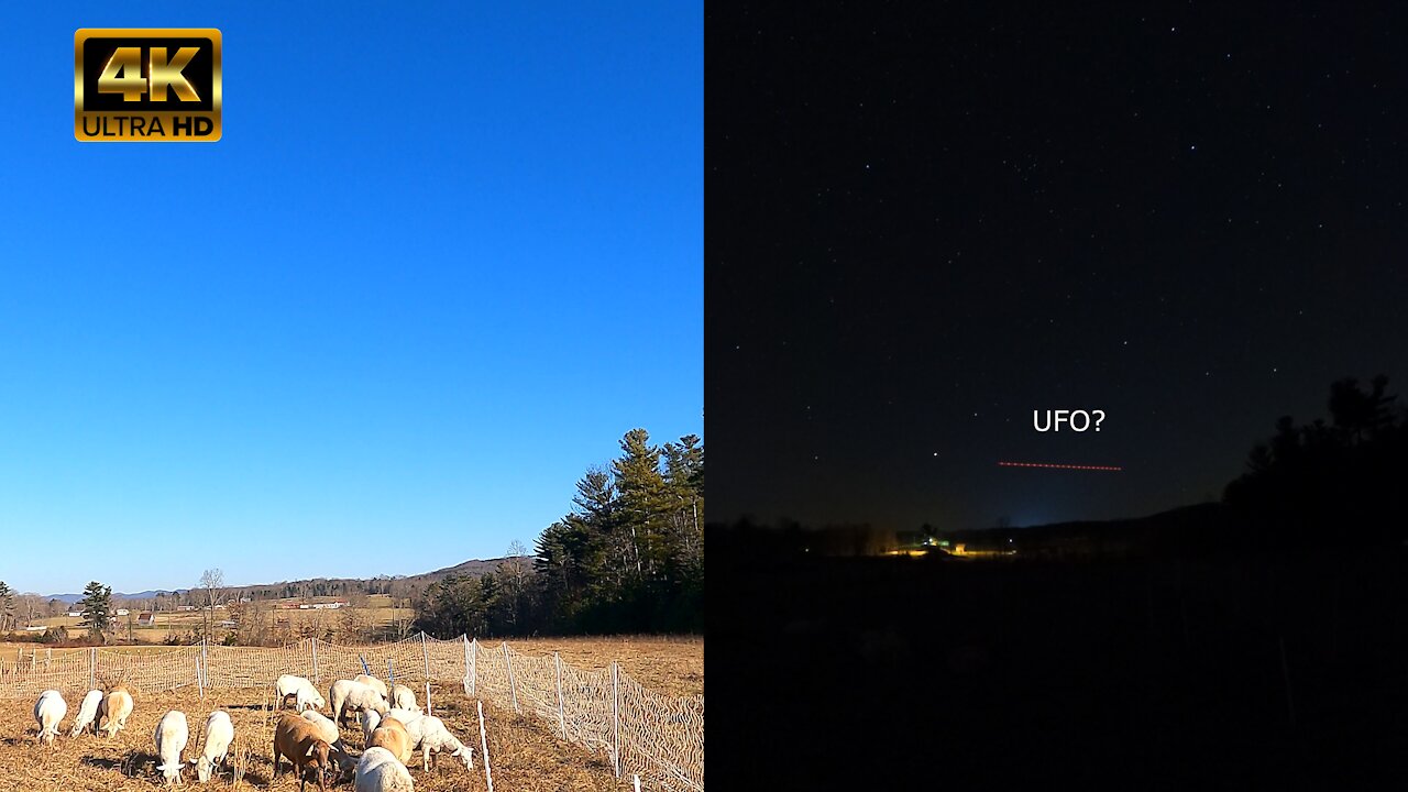 Did this time lapse just capture footage of a UFO?