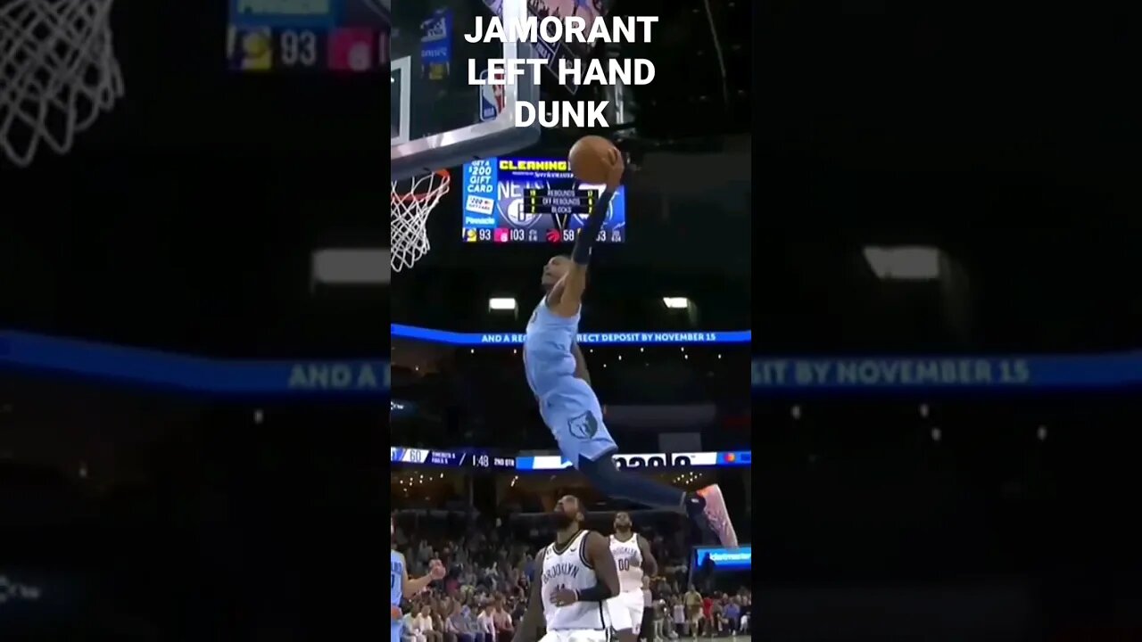 #jamorant #left #hands #dunk #nba #welcome #to #our #vlog #visit #here #https://2khoop.blogspot.com