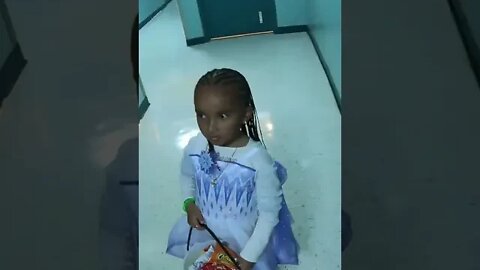 I Can't Believe My 4-year-old Daughter Did This For Halloween #shorts