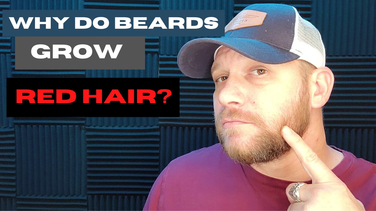 Why is your beard growing Red hair?